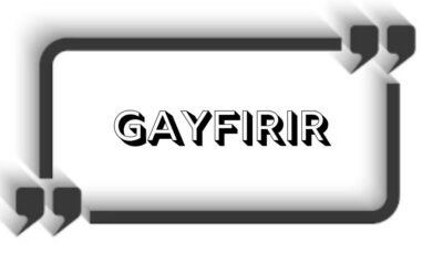 Gayfirir