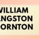 William langston thornton