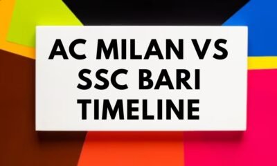 AC milan vs ssc bari timeline