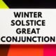 Winter solstice great conjunction